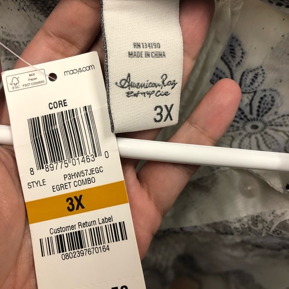 American Rag plus size blouse - Picture 4 of 5